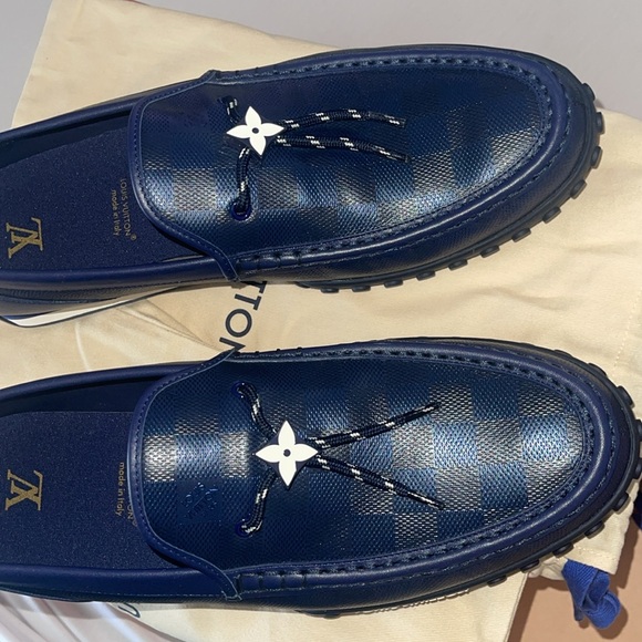 Louis Vuitton - Racer Moccasin: Color; Marine - size 11 - Picture 14 of 16